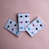 Dot card de 6 acuarelas mate