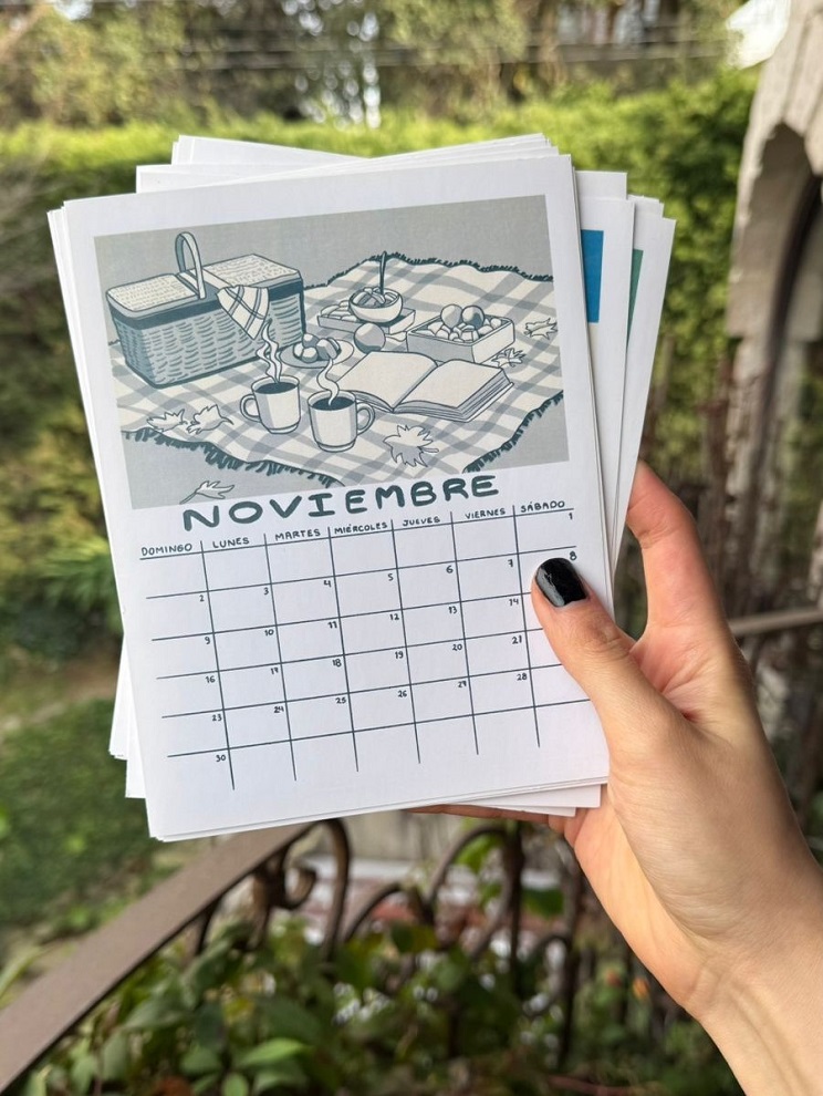 Calendario ilustrado 2025